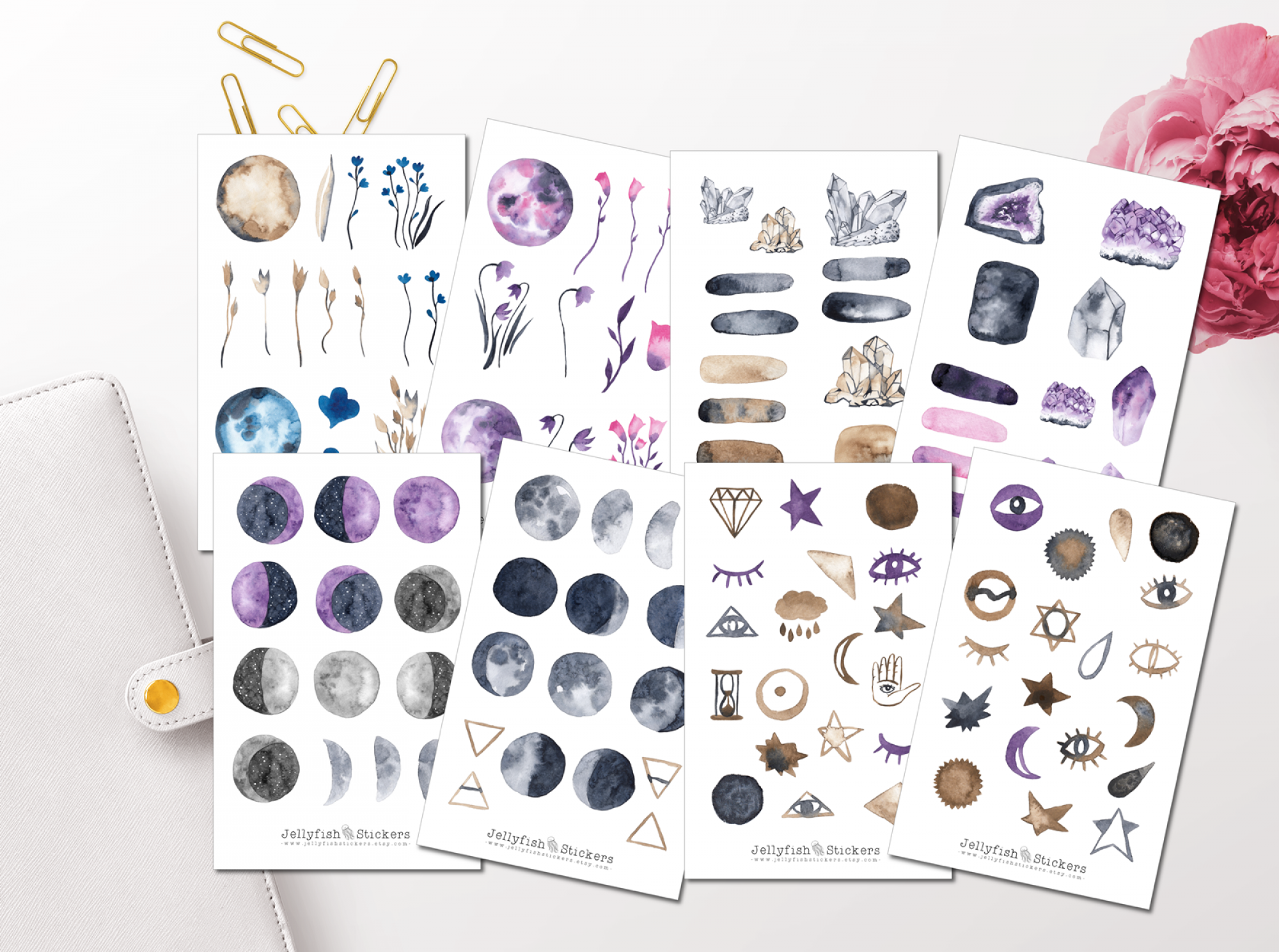 Alchemie und Magie Sticker Set